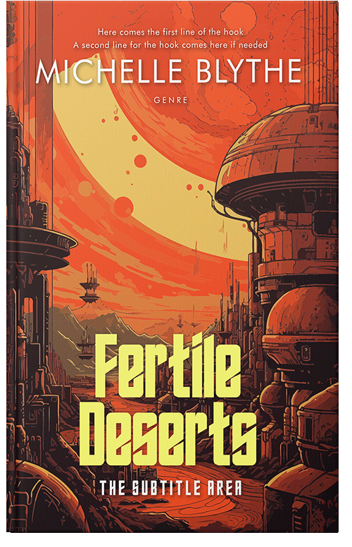 Front view of Eclipse #35218 - Premade Apocalyptica Book Cover