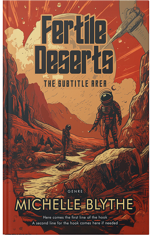 Front view of Copper #35219 - Premade Apocalyptica Book Cover