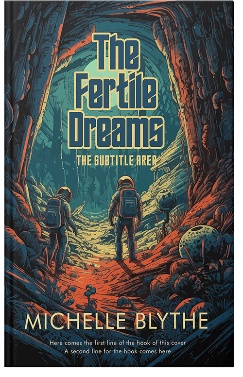 Front view of Premade Science Fiction Book Cover - Ebony Clay