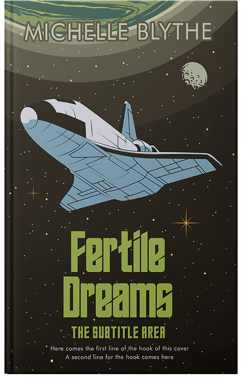 Front view of Oil #35230 - Premade Science Fiction Book Cover