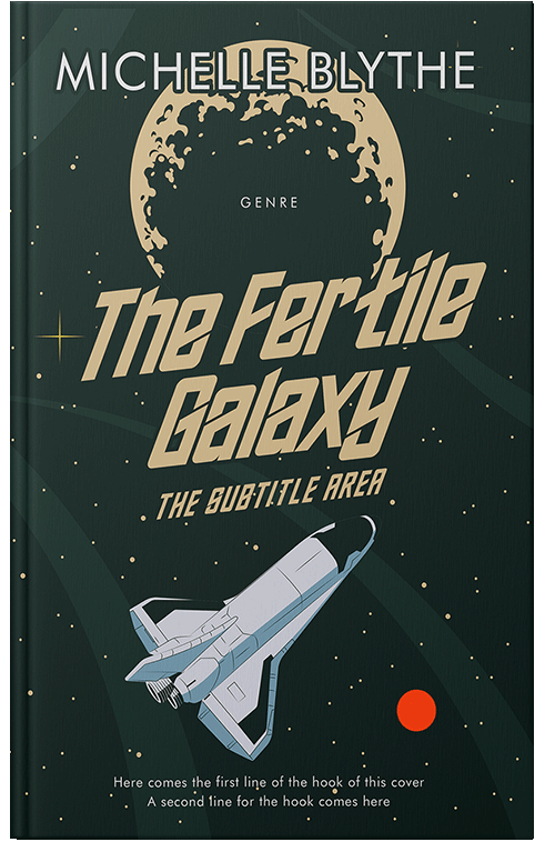 Front view of Akaroa #35231 - Premade Science Fiction Book Cover