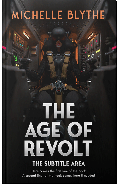 Front view of Rangoon Green #35238 - Premade Science Fiction Book Cover