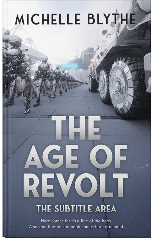 Front view of Pale Sky #35239 - Premade Apocalyptica Book Cover