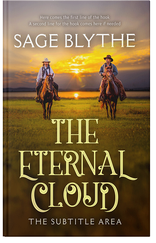 Front view of Bronze Olive #35244 - Premade Western Book Cover