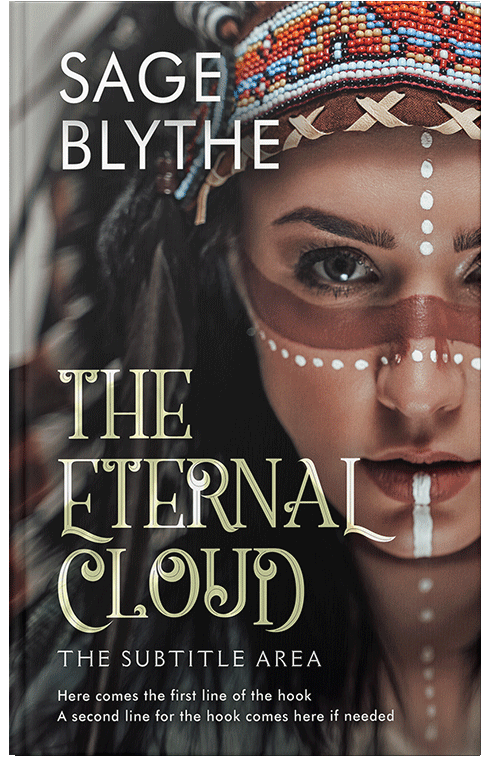 Front view of Cod Gray #35245 - Premade Western Book Cover