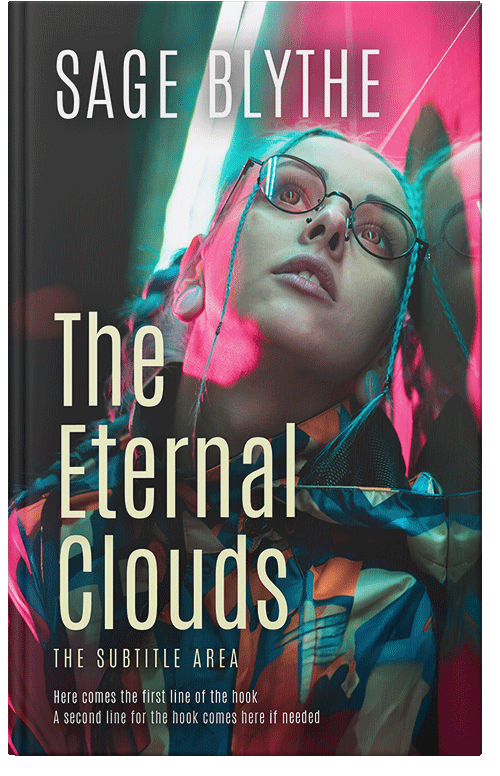 Front view of Cavern Pink #35259 - Premade Teen & Young Adult Book Cover