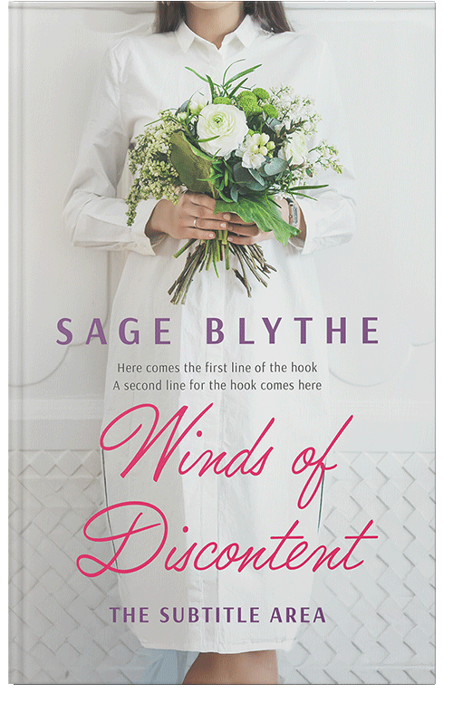 Front view of Gray Nurse #35277 - Premade Romance Book Cover