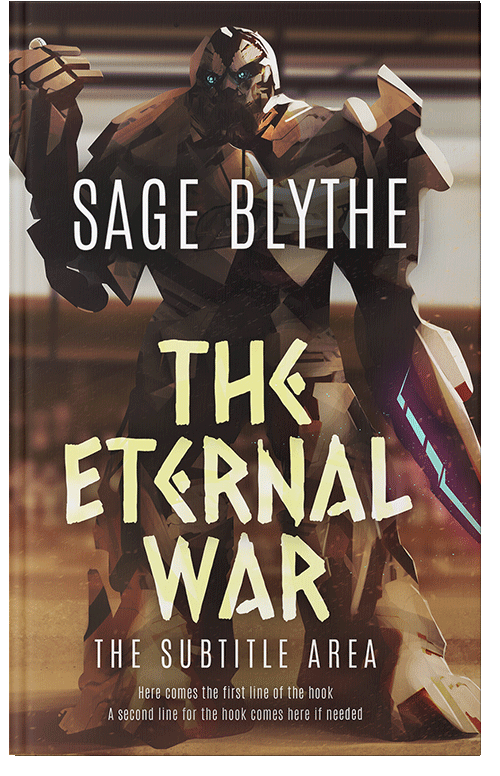 Front view of Eclipse #35295 - Premade Fantasy Book Cover