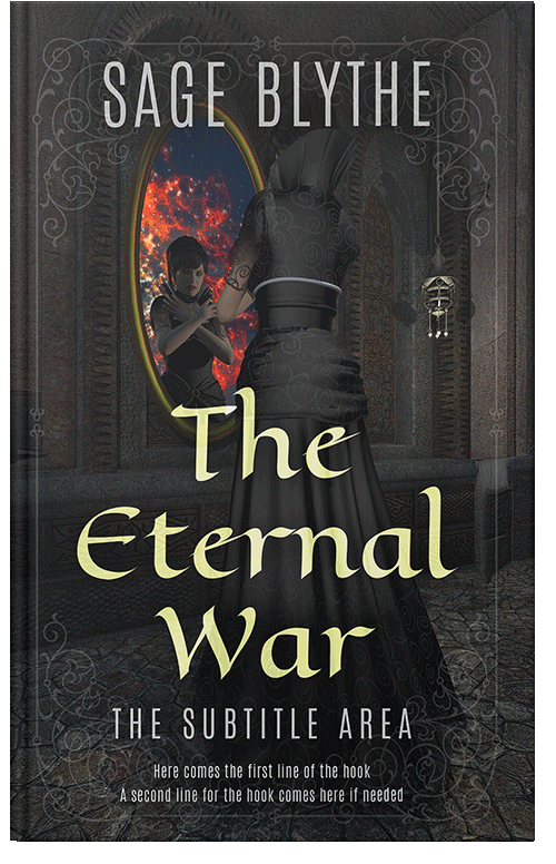 Front view of Premade Fantasy Book Cover - Tuatara