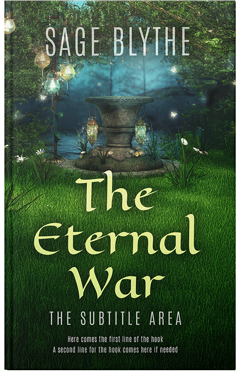 Front view of Premade Fantasy Book Cover - Celtic