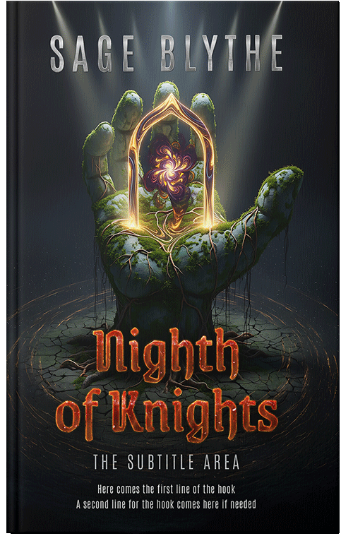 Front view of Woodsmoke #35306 - Premade Fantasy Book Cover