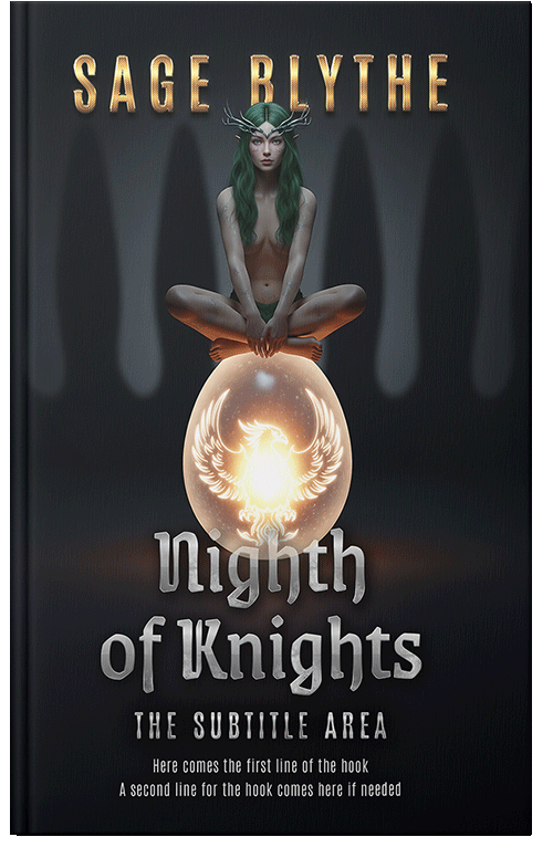 Front view of Woodsmoke #35309 - Premade Fantasy Book Cover