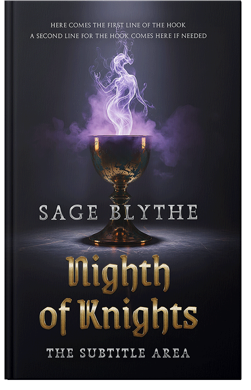 Front view of Cinder #35314 - Premade Fantasy Book Cover