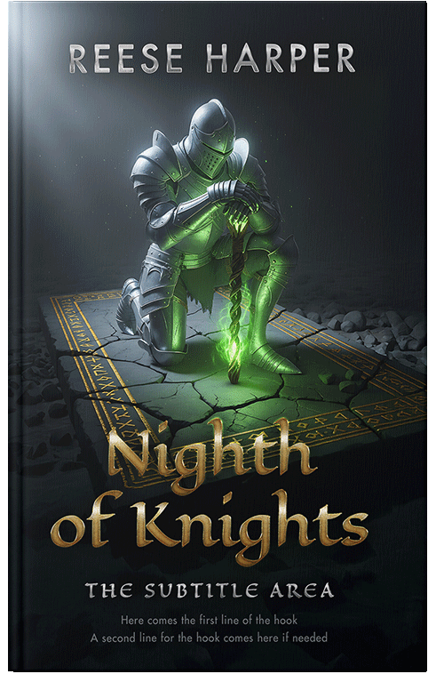 Front view of Woodsmoke #35323 - Premade Fantasy Book Cover