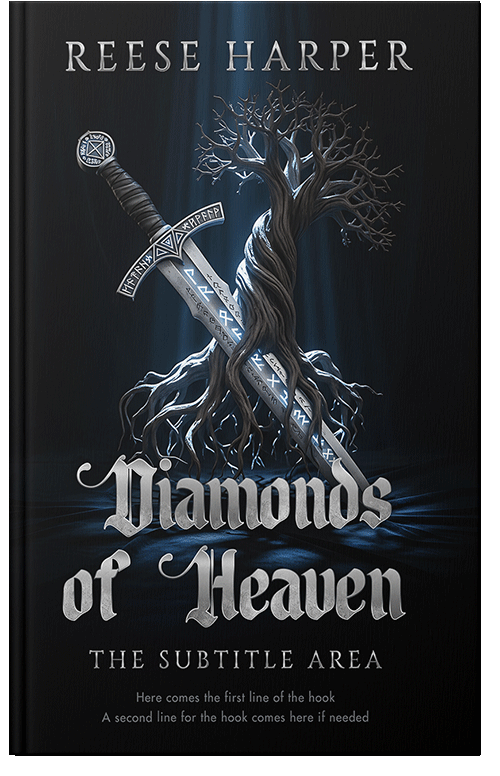 Front view of Bunker #35324 - Premade Fantasy Book Cover