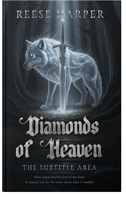 Front view of Bunker #35325 - Premade Fantasy Book Cover