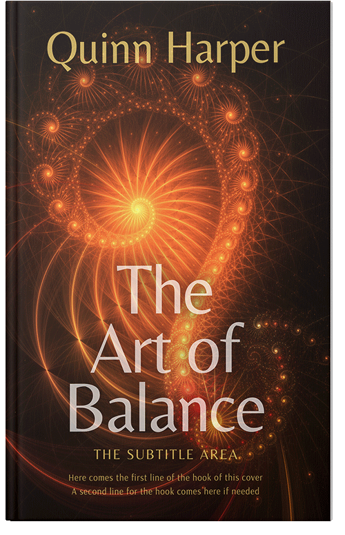 Front view of Raw Sienna #35335 - Premade Health & Mind & Body Book Cover