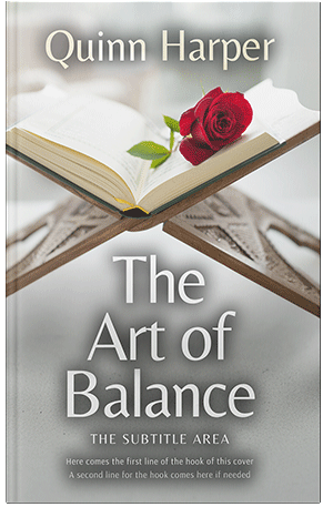 Pre Made Book Cover Gray Nickel