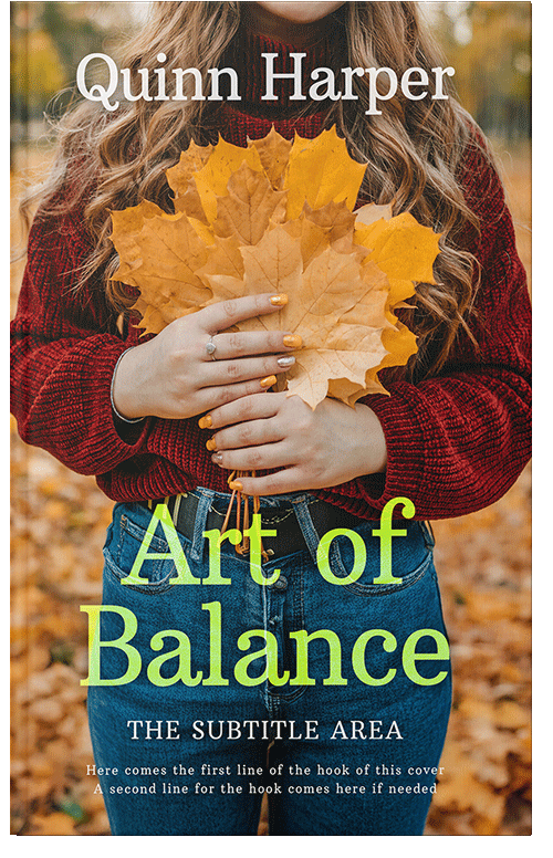 Front view of Premade Literary Fiction Book Cover - Tussock