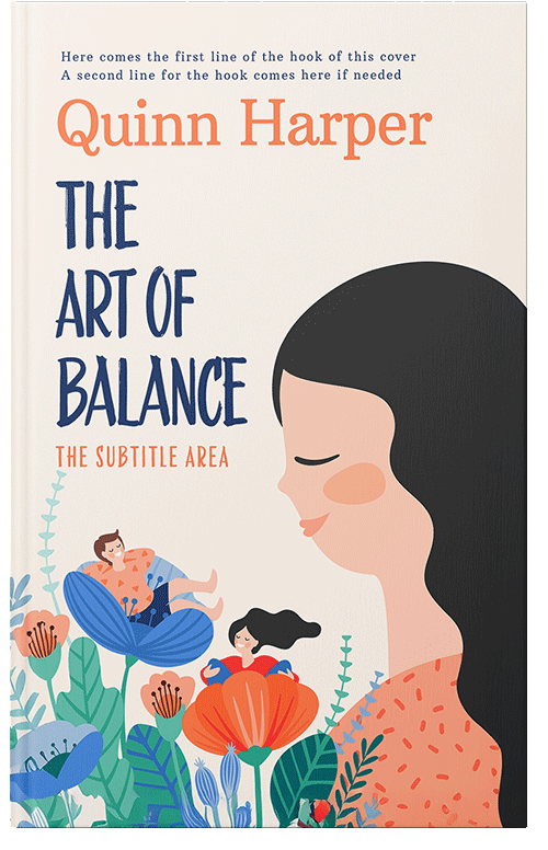 Front view of Linen #35373 - Premade Romance Book Cover