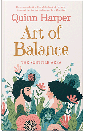 Pre Made Book Cover Blue Dianne