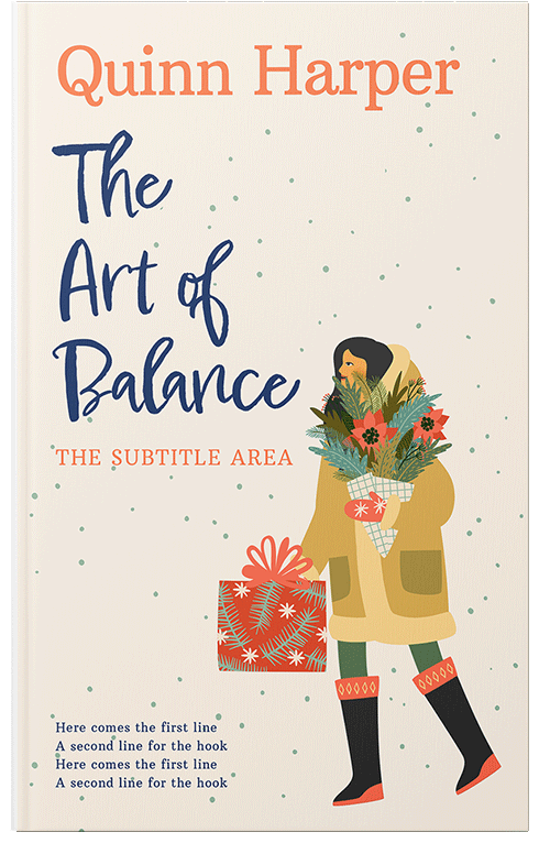 Front view of Linen #35383 - Premade Romance Book Cover