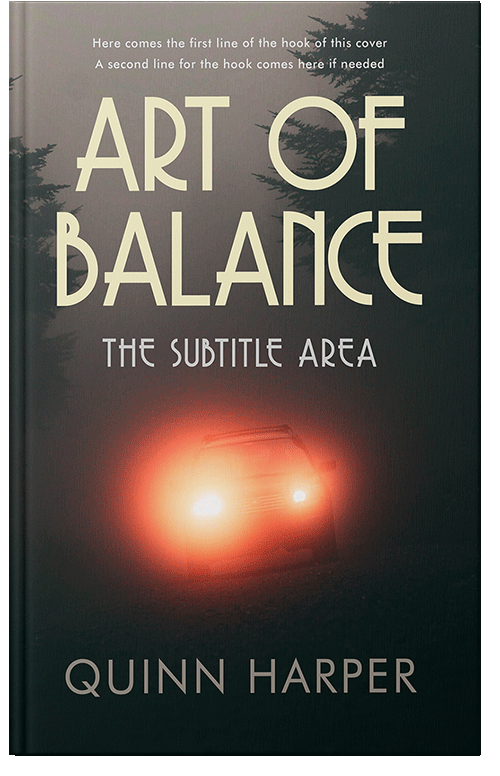 Front view of Premade Mystery & Thriller & Suspense Book Cover - Heavy Metal