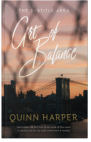 Pre Made Book Cover Brandy Rose