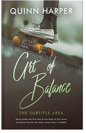 Pre Made Book Cover Taupe