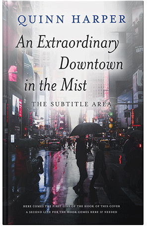 Pre Made Book Cover Bon Jour