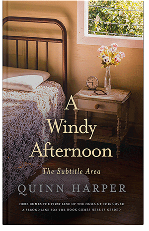 Pre Made Book Cover Tan