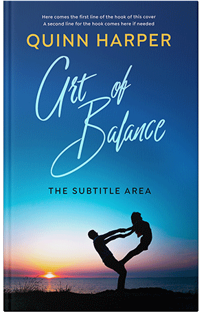 Premade Book Cover Venice Blue