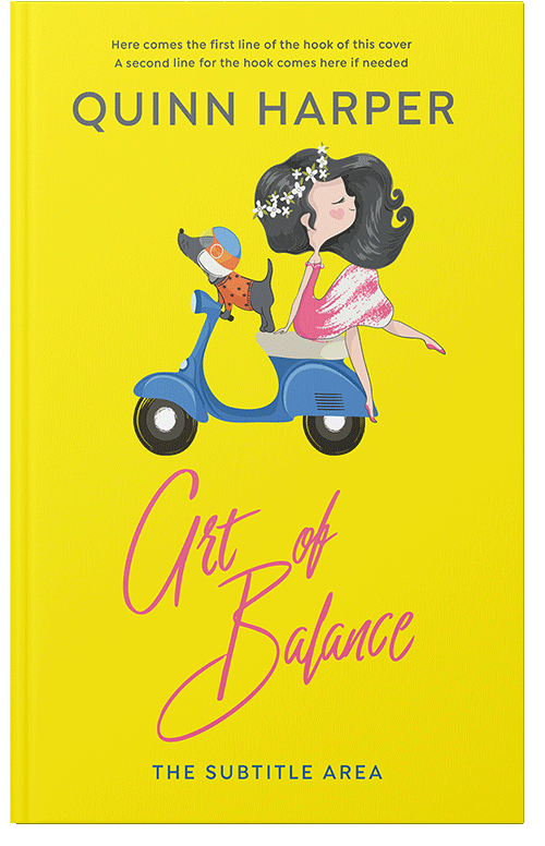 Front view of Turbo #35429 - Premade Chick Lit Book Cover