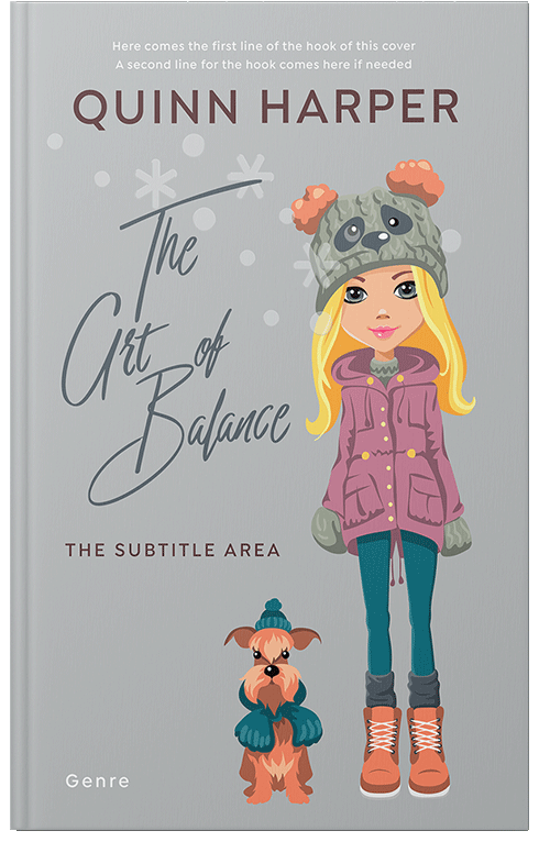 Front view of Gray Nickel #35433 - Premade Teen & Young Adult Book Cover