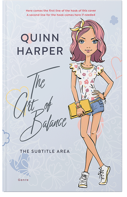 Front view of Athens Gray #35435 - Premade Teen & Young Adult Book Cover