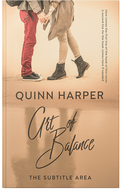 Front view of Calico #35440 - Premade Romance Book Cover
