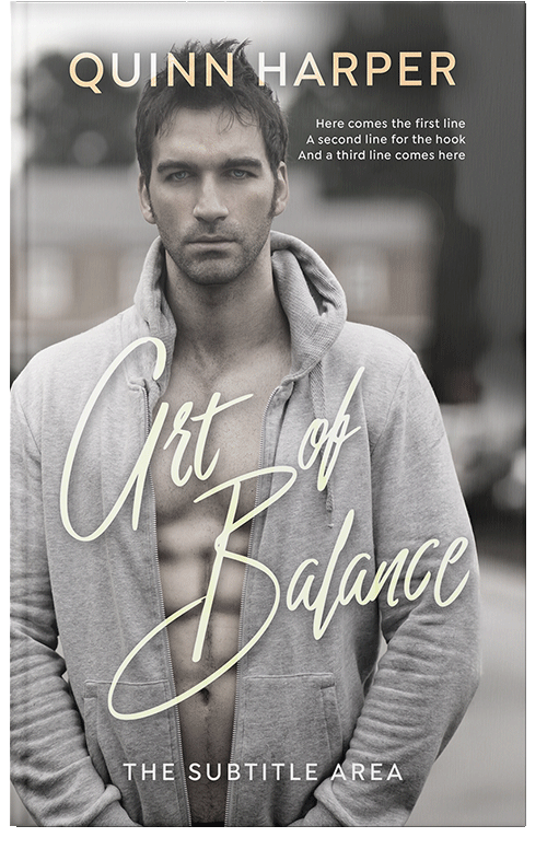 Front view of Cloudy #35451 - Premade Erotica Book Cover