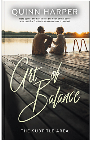 Pre Made Book Cover White Rock