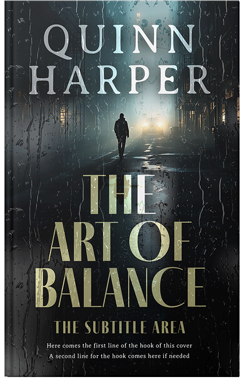 Front view of Eagle #35470 - Premade Mystery & Thriller & Suspense Book Cover