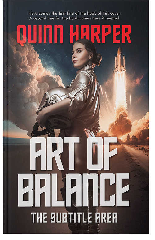 Front view of Rose Fog #35474 - Premade Science Fiction Book Cover