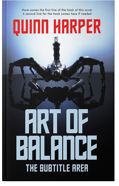 Front view of Bunker #35475 - Premade Science Fiction Book Cover