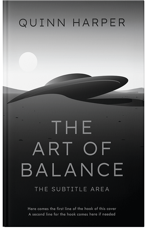 Front view of Silver Sand #35482 - Premade Science Fiction Book Cover