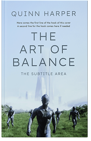 Pre Made Book Cover Tropical Blue