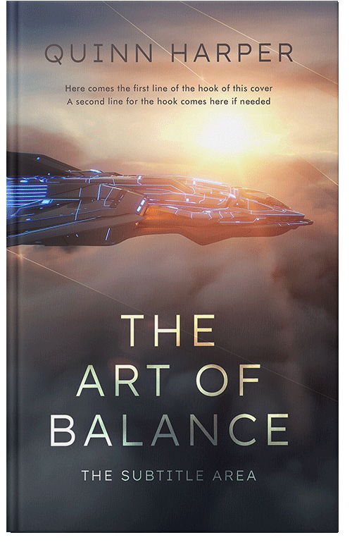 Front view of Premade Science Fiction Book Cover - Gravel