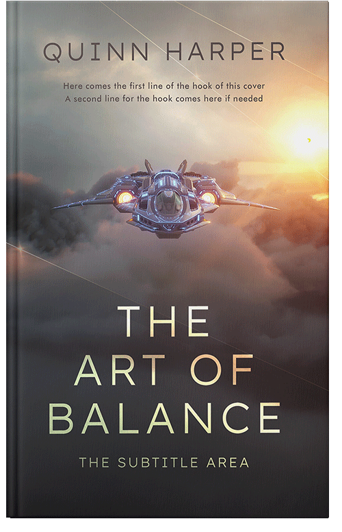 Front view of Tundora #35489 - Premade Science Fiction Book Cover