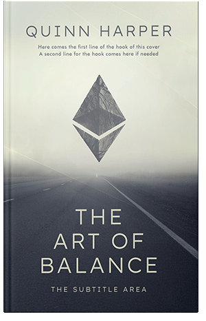 Pre Made Book Cover Moon Mist