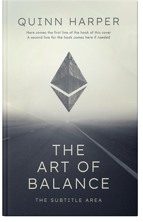 Front view of Moon Mist #35491 - Premade Science Fiction Book Cover