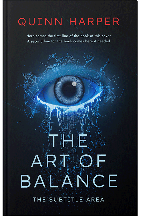 Front view of Black Pearl #35492 - Premade Science Fiction Book Cover