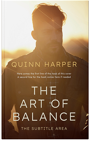 Pre Made Book Cover Sepia