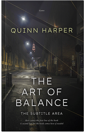 Pre Made Book Cover Cod Gray